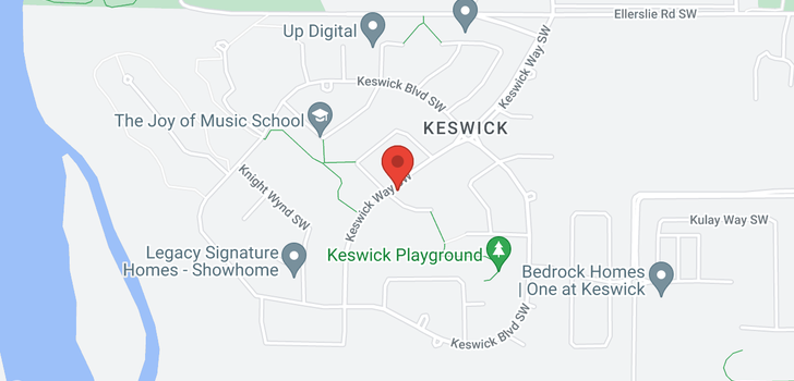 map of 3083 KESWICK WY SW